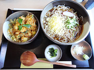 創作そば かけはし 料理